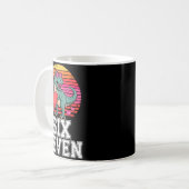 Six Seven Valentine’s Day Dinosaur T-rex For Kids Kaffeetasse (Vorderseite Links)