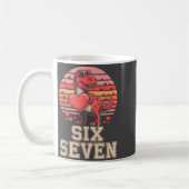 Six Seven Valentine’s Day Dinosaur T-rex For Kids  Kaffeetasse (Links)