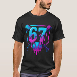 Six Seven Verkaufen Eis Drip Cool 67 Gen Alpha Sl T-Shirt