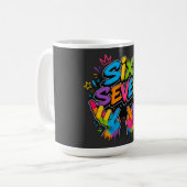 Six Seven Vibe Kaffeetasse (Vorderseite Links)