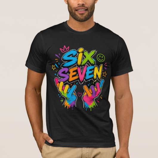 Six Seven Vibe T-Shirt (Vorderseite)