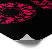 Six Seven Viral Sketch Heart 67 Cute Valentine Sch Poster (Ecke)