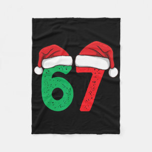 Six Seven Weihnachten 6 7 Meme Lustiges Weihnachte Fleecedecke