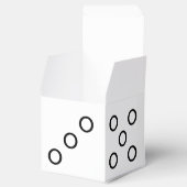 Six-Side-Die-Gefälligkeitsbox oder Dekoration Geschenkschachtel (Geöffnet)