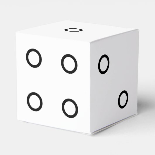 Six-Side-Die-Gefälligkeitsbox oder Dekoration Geschenkschachtel (Rückseite)