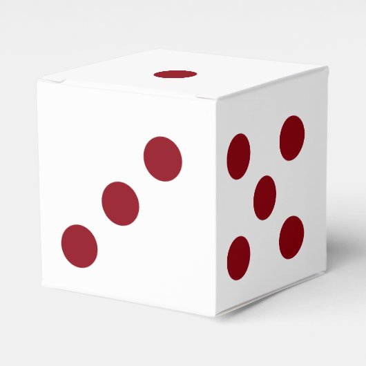 Six-Side-Die-Gefälligkeitsbox oder Dekoration Geschenkschachtel (Vorderseite)
