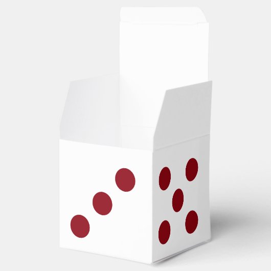 Six-Side-Die-Gefälligkeitsbox oder Dekoration Geschenkschachtel (Geöffnet)