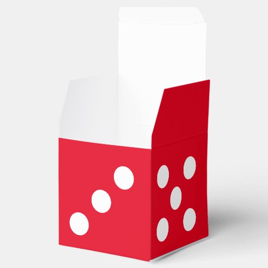 Six-Side-Die-Gefälligkeitsbox oder Dekoration Geschenkschachtel (Geöffnet)