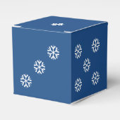 Six-Side Die mit White Snowflakes Dice Gevor Box Geschenkschachtel (Vorderseite)