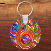 Six Sigma Circles - Reiki Color Therapy Teller V8 Schlüsselanhänger (Vorderseite)