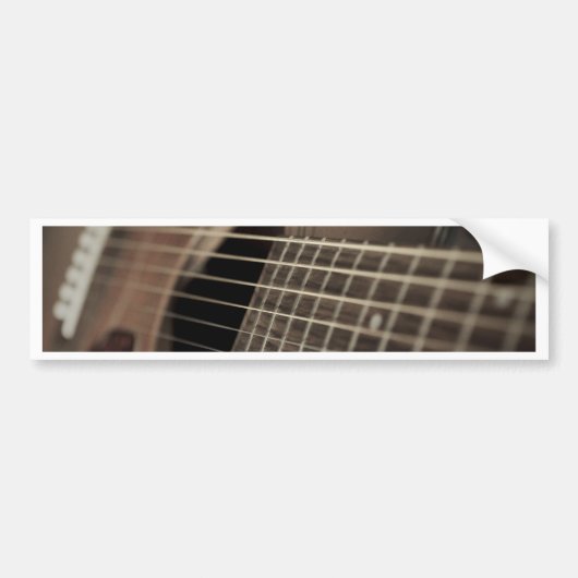 Six String Acoustic Guitar Autoaufkleber (Vorne)