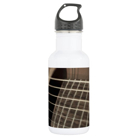 Six String Acoustic Guitar Edelstahlflasche (Vorderseite)