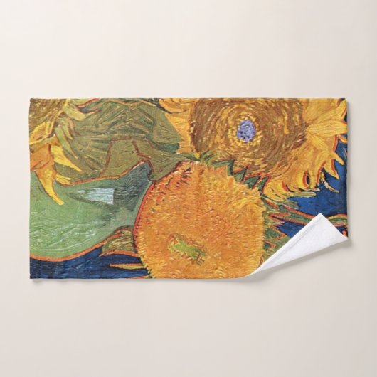 Six Sunflowers Vincent Van Gogh Handtuch (Handtuch)