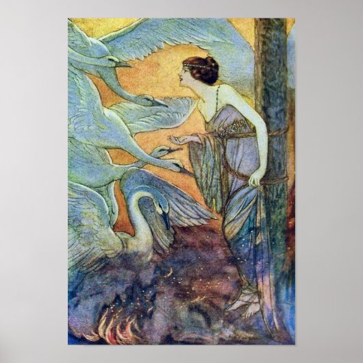 Six Swans Fairy Tale Poster (Vorne)