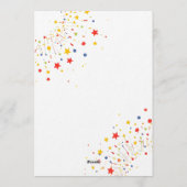 Six Today 6 7 Every Day Meme Star 6th Birthday Einladung (Rückseite)