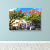 Six Toed Cat Cafe Leinwanddruck (Insitu (Holzboden))