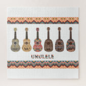 Six Ukulele Pattern Puzzle (Vertikal)