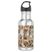 Sixine Chapel Michelangelo - Vatikan, Rom, Italien Edelstahlflasche (Vorderseite)