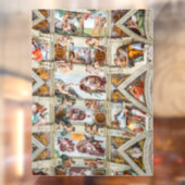 Sixine Chapel Michelangelo - Vatikan, Rom, Italien Fensteraufkleber (Blatt 2)