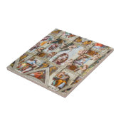 Sixine Chapel Michelangelo - Vatikan, Rom, Italien Fliese (Seite)