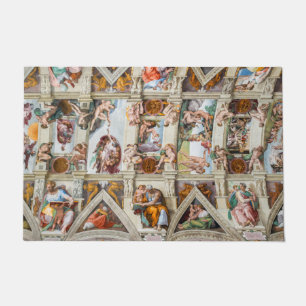 Sixine Chapel Michelangelo - Vatikan, Rom, Italien Fußmatte
