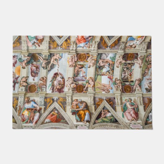 Sixine Chapel Michelangelo - Vatikan, Rom, Italien Fußmatte (Vorderseite)