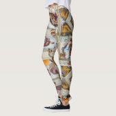 Sixine Chapel Michelangelo - Vatikan, Rom, Italien Leggings (Links)