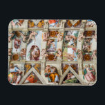 Sixine Chapel Michelangelo - Vatikan, Rom, Italien Magnet<br><div class="desc">Vatikan: Michelangelos Sixtinische Kapelldecke - Italien.</div>