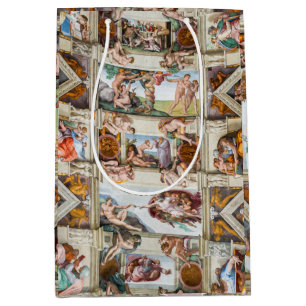 Sixine Chapel Michelangelo - Vatikan, Rom, Italien Mittlere Geschenktüte