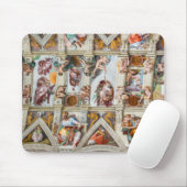 Sixine Chapel Michelangelo - Vatikan, Rom, Italien Mousepad (Mit Mouse)