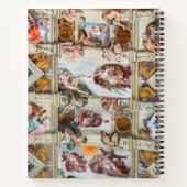 Sixine Chapel Michelangelo - Vatikan, Rom, Italien Notizblock (Rückseite)