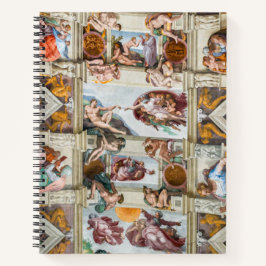 Sixine Chapel Michelangelo - Vatikan, Rom, Italien Notizblock