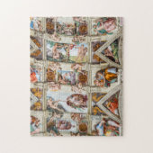 Sixine Chapel Michelangelo - Vatikan, Rom, Italien Puzzle (Vertikal)