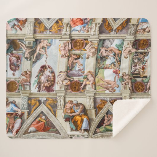 Sixine Chapel Michelangelo - Vatikan, Rom, Italien Sherpadecke (Vorderseite (Horizontal))