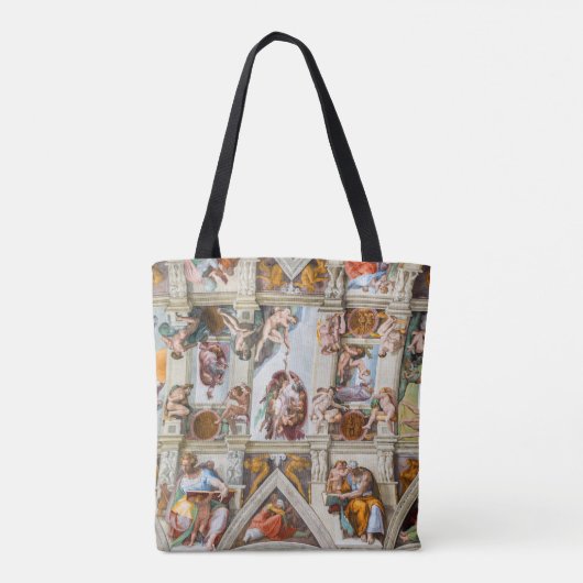 Sixine Chapel Michelangelo - Vatikan, Rom, Italien Tasche (Rückseite)