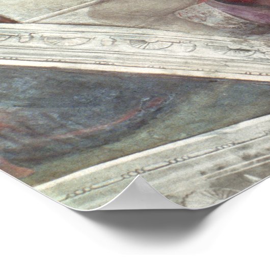 Sixine Kapelldecke: Der Prophet Jeremiah Poster (Ecke)