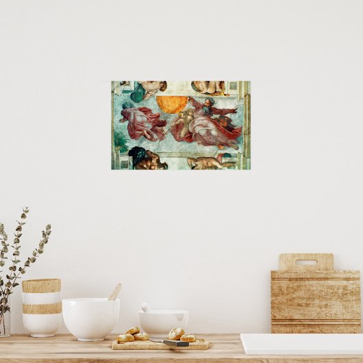 Sixine Kapelldecke Poster (Küche)