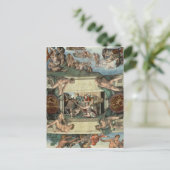 Sixine Kapelldecke Postkarte (Stehend Vorderseite)