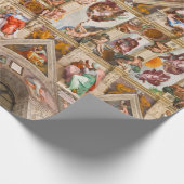 Sixine Kapelldecke von Michelangelo Geschenkpapier (Ecke)