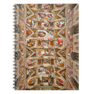 Sixine Kapelldecke von Michelangelo Notizblock