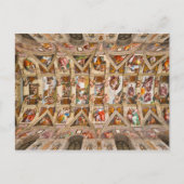 Sixine Kapelldecke von Michelangelo Postkarte (Vorderseite)