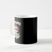 Sixolotl – Lustiger Axolotl Halloween Nummer 6 Kos Kaffeetasse (Vorderseite Links)