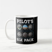 Sixpack-T - Shirt des Piloten | Fluggeräte Avia Kaffeetasse (Links)