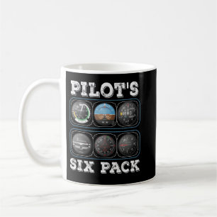 Sixpack-T - Shirt des Piloten   Fluggeräte Avia Kaffeetasse