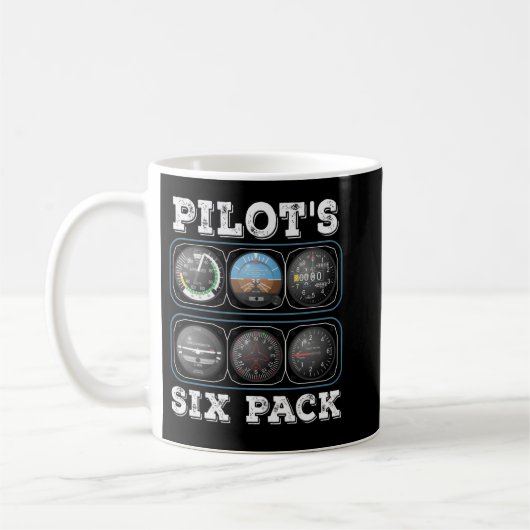 Sixpack-T - Shirt des Piloten | Fluggeräte Avia Kaffeetasse (Links)