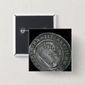 Sixpencestück Button (Vorne & Hinten)