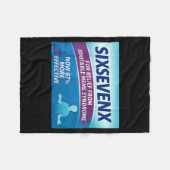 Sixsevenx Relief From Meme Numbers Parody Teacher Fleecedecke (Vorderseite (Horizontal))