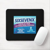 Sixsevenx Relief From Meme Numbers Parody Teacher  Mousepad (Mit Mouse)