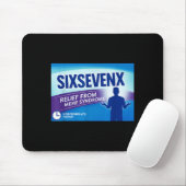 Sixsevenx Relief From Meme Numbers Parody Teacher  Mousepad (Mit Mouse)