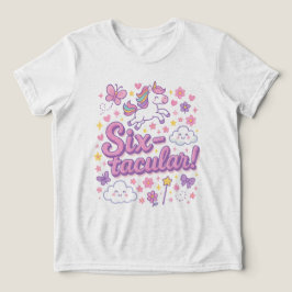 SIXtacular - 6. Geburtstag T - Shirt für Kinder